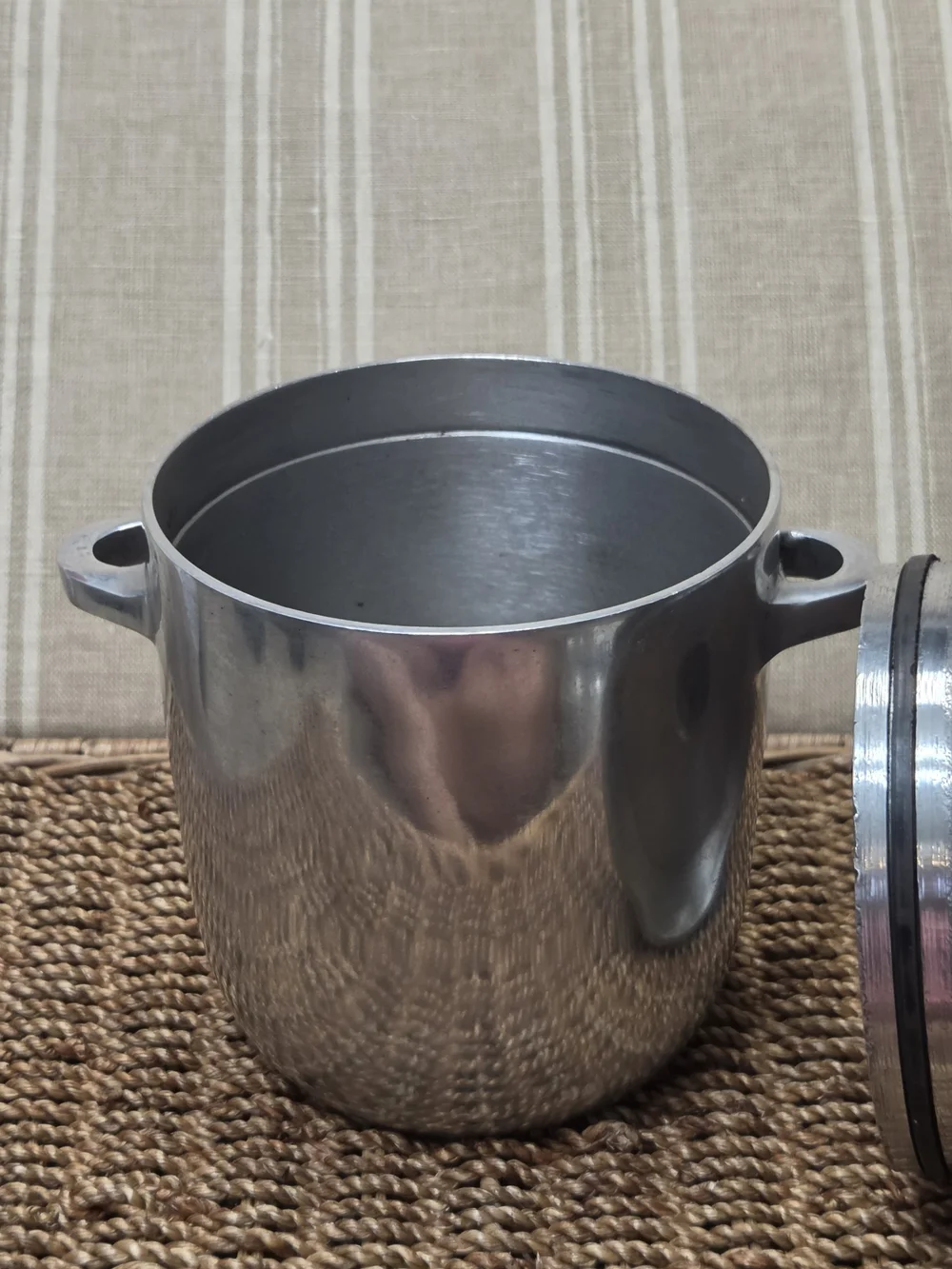 Pottery Barn Harrison Stainless Steel Ice Bucket
